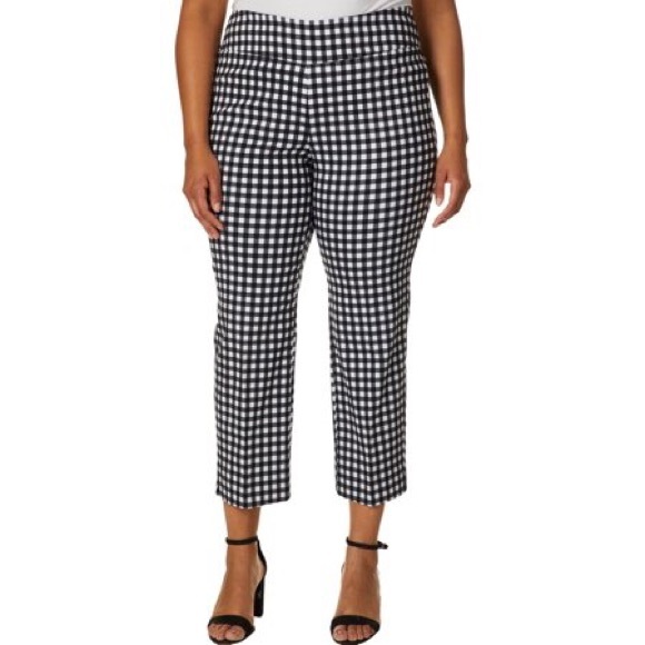 Zac & Rachel Pants - Zac & Rachel gingham pull on pants (14)